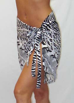 Snake Cheetah Bikini Tie
